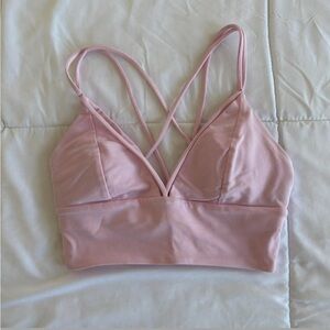 Lululemon Athletica Pink Longline Sports Bra